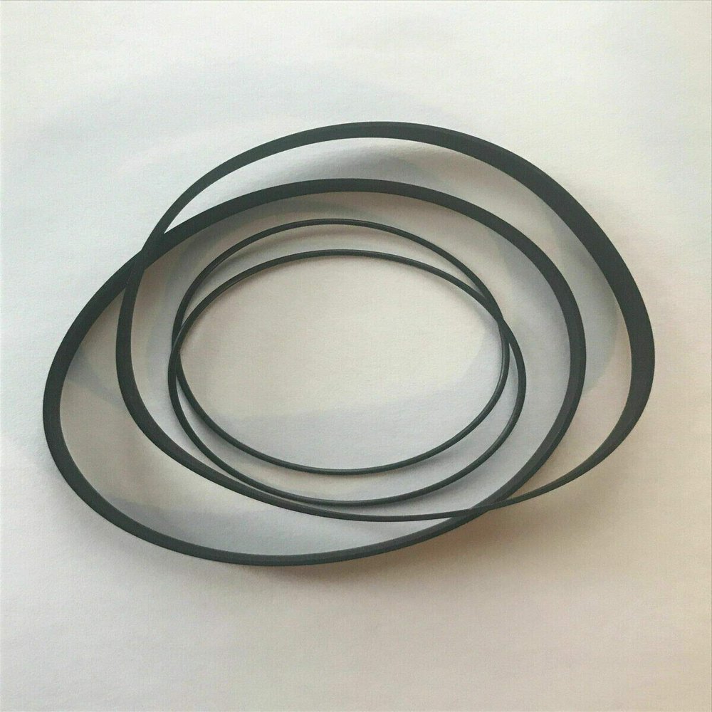 4 New Replacement Belts For Sony TCWA7ESA TC-WA7ESA Stereo Dual Cassette Player