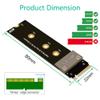 HLT M.2 (NGFF) Key M NVMe SSD Extension Cable Extender PCIe3.0 x4 Full Speed view 3
