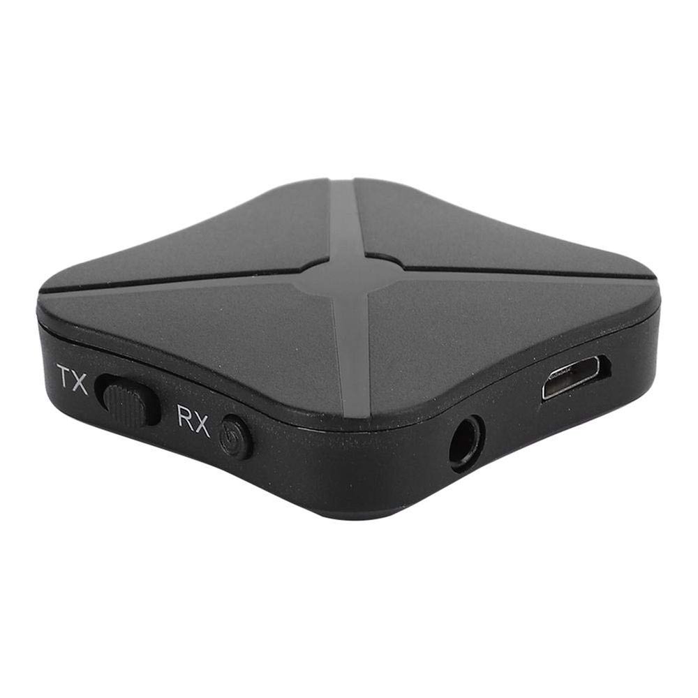 Dpofirs 2 in 1 Bluetooth 5.0 Audio Adapter, Multifunctional Music Receiver Transmitter, Universal Rechargeable Stereo Sound Adapter for Computer, Mobile Phone, Headphones