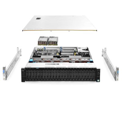 Dell PowerEdge R730xd 24-Bay Server 2X E5-2640v3 2.60Ghz 16-Core 64GB RAM Rails (Renewed)