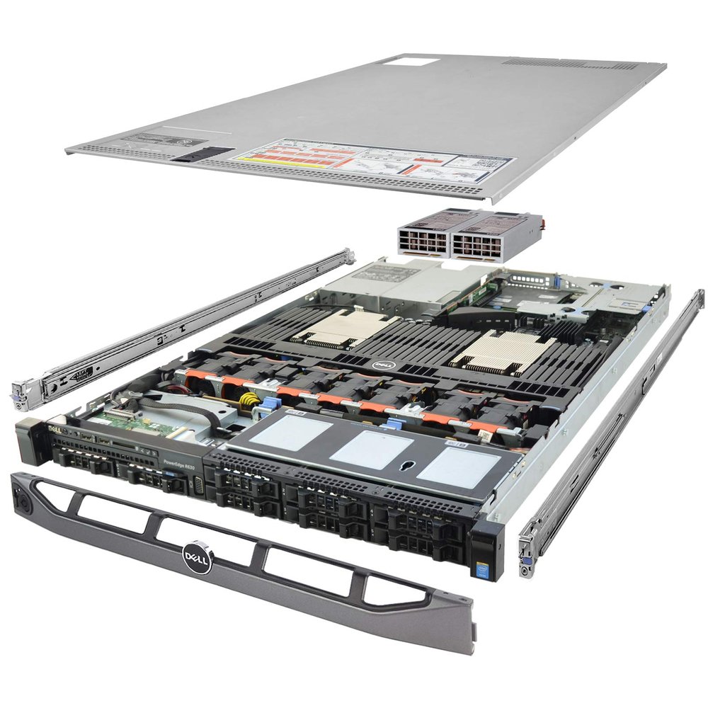 Dell PowerEdge R630 Server 2X E5-2667v3 3.20Ghz 16-Core 192GB RAM 8X 600GB 15K (Renewed)