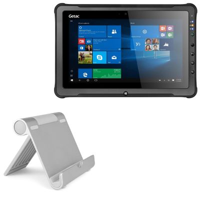 BoxWave Stand and Mount Compatible with Getac F110 (4th Gen) - VersaView Aluminum Stand, Portable, Multi Angle Viewing Sturdy