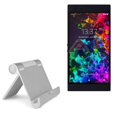 BoxWave Stand and Mount Compatible with Razer Phone 2 - VersaView Aluminum Stand, Portable, Multi Angle Viewing Sturdy