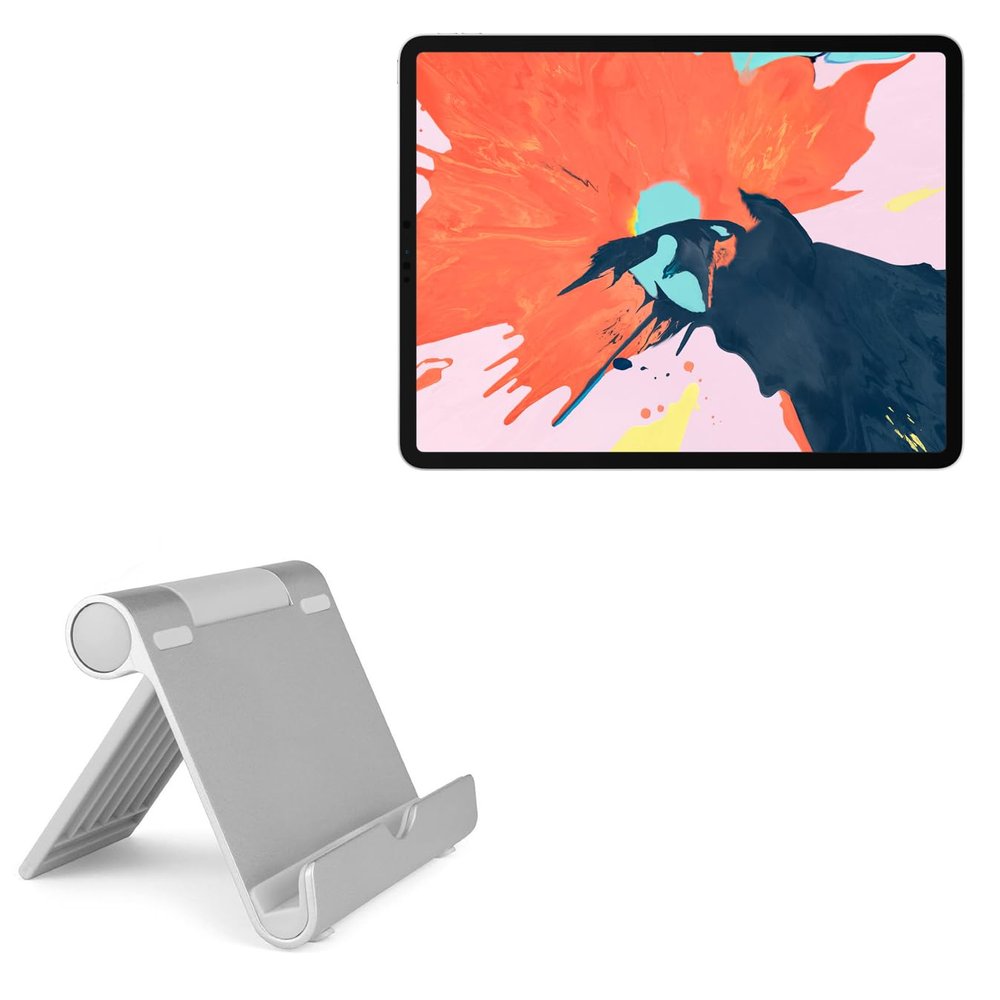 BoxWave Stand and Mount Compatible with Apple iPad Pro 11" (1st Gen 2018) - VersaView Aluminum Stand, Portable, Multi Angle Viewing Sturdy