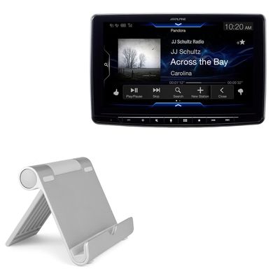 BoxWave Stand and Mount Compatible with Alpine ILX-F309 - VersaView Aluminum Stand, Portable, Multi Angle Viewing Sturdy