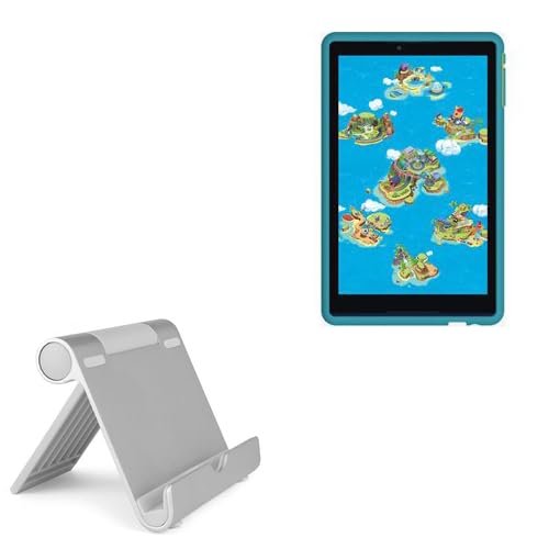 BoxWave Stand and Mount Compatible with Verizon GizmoTab (2016) - VersaView Aluminum Stand, Portable, Multi Angle Viewing Sturdy