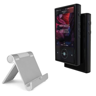 BoxWave Stand and Mount Compatible with HiBy R5 - VersaView Aluminum Stand, Portable, Multi Angle Viewing Sturdy