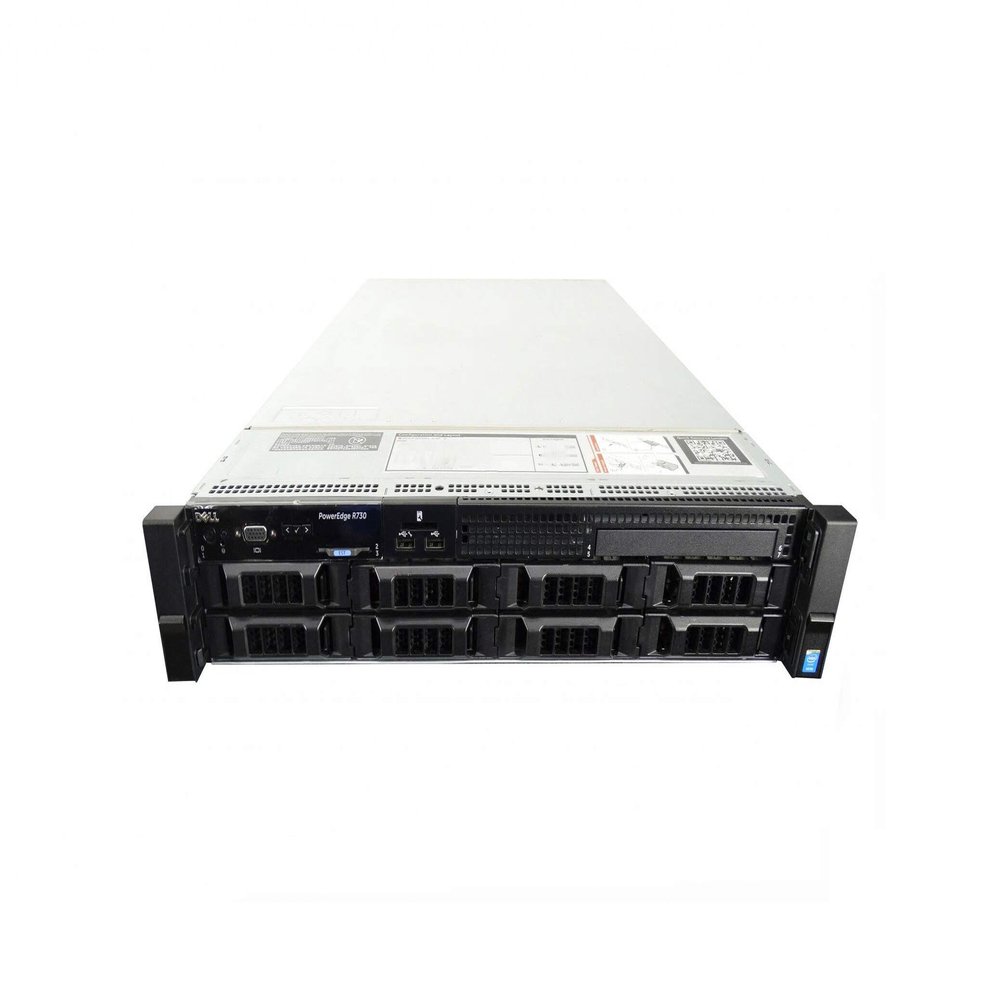 Dell PowerEdge R730 8 Bay LFF 2U Server, 2X E5-2630 V4 2.2GHz 10 Core, 32GB DDR4, 8X 3TB 7.2K SATA 6Gbps 3.5 Drives (Renewed)