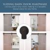 National Hardware N700-001 Builder Interior Sliding Barn Door Kit, Two-Piece, 72-Inches, Matte Black view 4