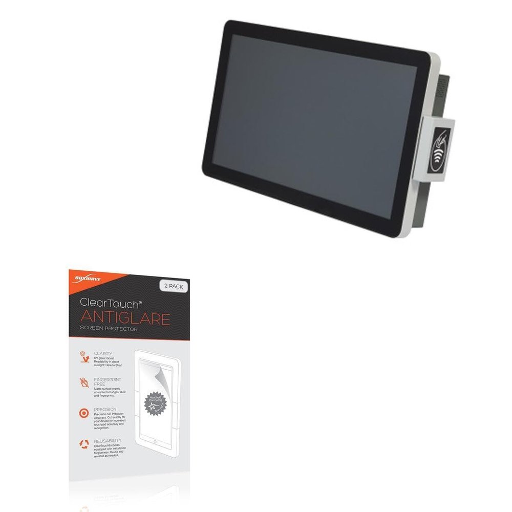 BoxWave Screen Protector Compatible With Acante InfoWall - ClearTouch Anti-Glare (2-Pack), Anti-Fingerprint Matte Film Skin