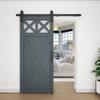 National Hardware N700-114 Interior Sliding Barn Door Hardware Double Floor Guide, 1 3/4 in, Matte Black view 2