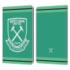 Head Case Designs Officially Licensed West Ham United FC Home Goalkeeper 2020/21 Crest Kit Leather Wallet Case Compatible with Kindle Paperwhite 1/2 / 3 view 1