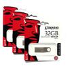 Kingston Kit 3 Metal USB Memory Sticks Digital DataTraveler SE9 32GB USB 2.0 Flash Drive view 1