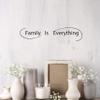 Wall Decal Family is Everything Love Living Room Vinyl Decor Black 28.5 in x 6 in gz456 view 2