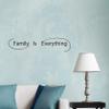 Wall Decal Family is Everything Love Living Room Vinyl Decor Black 28.5 in x 6 in gz456 view 3