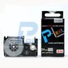 IDIK 1Pack XR-24SR/PT24SR Label Tape for Casio 248mm Black on Silver Compatible for EZ Label Makers KL-7000EDU/KL-750KR/KL-P1000 view 1