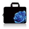 11" 11.6" 12" 12.1" 12.5" inch Laptop Carrying Bag Chromebook Case Notebook Ultrabook Bag Tablet Cover Neoprene Sleeve Fit Apple MacBook Air Samsung Google Acer HP DELL Lenovo Asus(Blue Rose) view 1