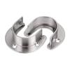 OwnMy 4 Packs Closet Rod End Supports Brackets 1-1/2" Diameter, Silver view 4