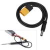 Power Cable, Black Good Insulation Professional to DC5525 Power Cable, 20 Inches Plug and Play for Quickly Solder for Outdoors Easy to Use view 1
