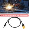 Power Cable, Black Good Insulation Professional to DC5525 Power Cable, 20 Inches Plug and Play for Quickly Solder for Outdoors Easy to Use view 3