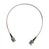 Fielect RG316 Brass Plastic and Metal Antenna Extension Coax Cable High Frequency Resistance 50 Ohm 1 Pcs 0.5m BNC Male to BNC Male view 1