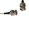 Fielect RG316 Brass Plastic and Metal Antenna Extension Coax Cable High Frequency Resistance 50 Ohm 1 Pcs 0.5m BNC Male to BNC Male view 2