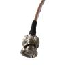 Fielect RG316 Brass Plastic and Metal Antenna Extension Coax Cable High Frequency Resistance 50 Ohm 1 Pcs 0.5m BNC Male to BNC Male view 3