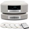 Wave Music System III with Multi-CD Changer - Platinum White (Renewed) view 1