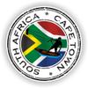 1x South Africa Cape Town 02 Round Vinyl Waterproof Sticker - 5cm / 2inches view 1