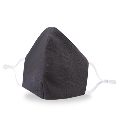 Allsense 100% Cotton Reusable Face Mask, Charcoal, 1 Pack