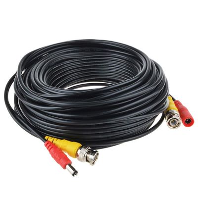 PKPOWER 150ft Black BNC Video Power Wire Cord for Samsung Camera Cable SDH-C84100BF SDH-ST581