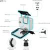 FitStill 60M Waterproof Case for Go Pro Hero 8 Black, Protective Underwater Dive Housing Shell with Bracket Accessories for Go Pro Hero8 Action Camera view 4
