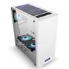 HDYD White Gaming Case,Mid-Tower PC Gaming Case ATX/M-ATX/ITX - Front I/O USB 3.0 Port - Acrylic Side Panel - 7 Fan Position - Water-Cooling Ready view 2