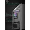HDYD White Gaming Case,Mid-Tower PC Gaming Case ATX/M-ATX/ITX - Front I/O USB 3.0 Port - Acrylic Side Panel - 7 Fan Position - Water-Cooling Ready view 4