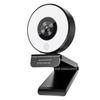 papalook 2K Webcam with Light and Privacy Cover, PA552 Full HD Streaming Web Camera with Dual Microphones, Plug and Play USB Computer Webcam for PC Laptop Desktop, Mac Zoom Skype Teams view 1