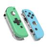 eXtremeRate Mint Green & Heaven Blue DIY Housing (D-Pad Version) with Full Buttons for Joycon Handheld Controller, Replacement Shell for Nintendo Switch & Switch OLED [Only The Shell, NOT The Joycon] view 1