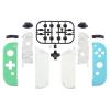 eXtremeRate Mint Green & Heaven Blue DIY Housing (D-Pad Version) with Full Buttons for Joycon Handheld Controller, Replacement Shell for Nintendo Switch & Switch OLED [Only The Shell, NOT The Joycon] view 2