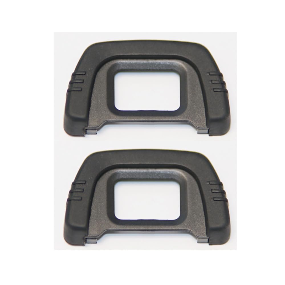D7000 Eyecup Camera Eyepiece Viewfinder for Nikon D7000 D600 D80 D90 D40 D50 D200 D300, Replaces Nikon DK-21 Eyecup (2 Packs)