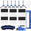 JJ Neumann Replacement Parts Accessories for Amarey Robot Vacuum A800, A900, A980, Robocist 850 Filters and Brushes Replenishment kit view 1