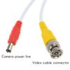 PKPOWER 100ft White BNC Video and Power Cable Wire Cord w/Connector for CCTV Security Camera view 3