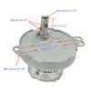 CHANCS JS-50 12V DC 2RPM Slow Speed Motor CW/CCW Gear Electric Motor Brushed Mini DC Gear Motor view 2