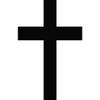 NBFU Christian Cross Religious Symbols 1 (Black) (Set Of 2) Premium Waterproof Vinyl Decal Stickers For Laptop Phone Accessory Helmet Car Window Bumper Mug Tuber Cup Door Wall Decoration view 1
