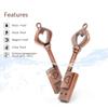 32GB USB 2.0 Flash Drive Ciway Memory Stick Retro Metal Love Heart Key Shaped Thumb Pen Drive(32GB,1pc) view 2