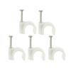 Cabilock Plastic Line Card Cable Staple Wire Anchor Heavy Duty Plastic Wire Ties Electrical Cable Staples for Cord Management view 4