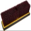 Amazon Basics 12" Deck Rectangular Brush with Soft Bumper, Black & Yellow view 2