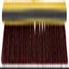 Amazon Basics 12" Deck Rectangular Brush with Soft Bumper, Black & Yellow view 3