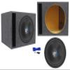 Rockville W15K5S4 Bundle: 15 in 2000W Peak/1000W Program/500W RMS 4-Ohm Car Audio Subwoofer, RSV15 2.6 cu ft Vented Sub Box Enclosure, Includes Screws, 14 AWG Speaker Wire & Spade Terminals, 2-Items view 1