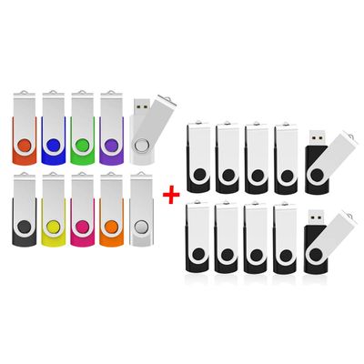 1032GB-3.0 Black + 1064GB-3.0 Multicolor USB Flash Drives Thumb Drives