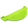 Hemoton 3pcs Pan Pot Strainer Colander, Plastic Pasta Strainer Hand Held Pot Drainer with Handle, Kitchen Food, for Pasta, Fruit, Vegetable, Noodles, Bowl, Pan view 4