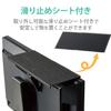 Elecom PCA-DPTS3012BK Display Board, Monitor Storage, Load Capacity: 4.4 lbs (2 kg), Anti-slip Moon, Black, 11.8 inches (30 cm) view 3